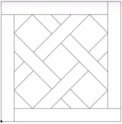 Marie Antoinette Parquet Panel