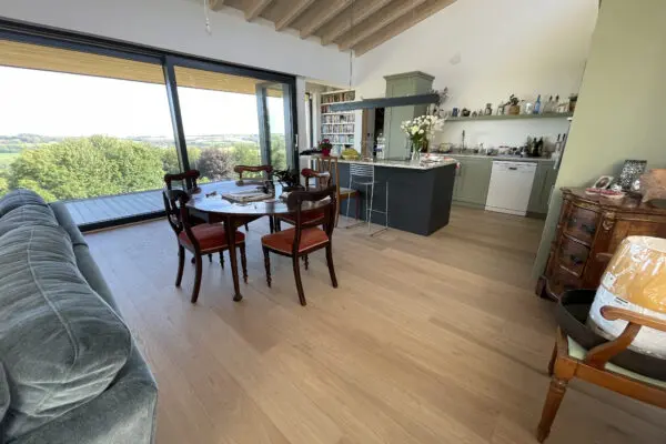 Double Brushed Fumed UV Oiled Oak Flooring