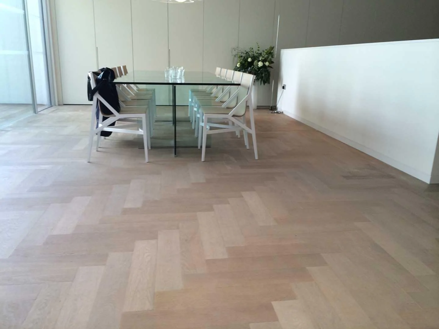 Engineered Lightly Fumed Parquet Raw Timber Oil Finish