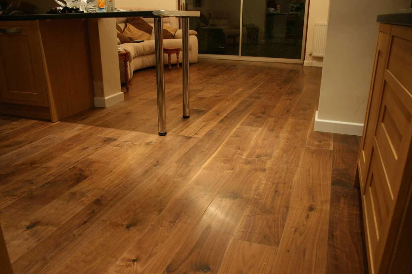 Black American Walnut Flooring Oiled Finish