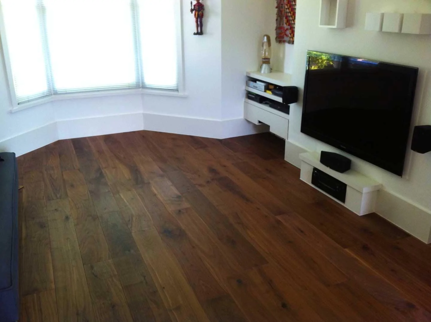 Black American Walnut Flooring Oiled Finish