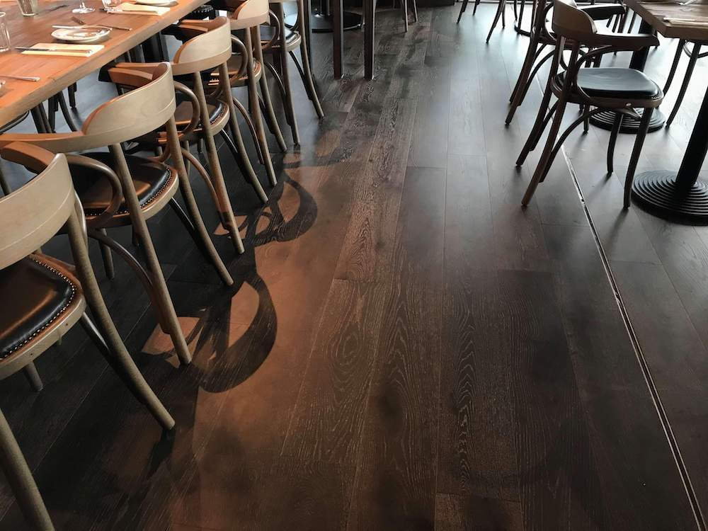 Fumed Engineered Wood Flooring - Restaurant 2
