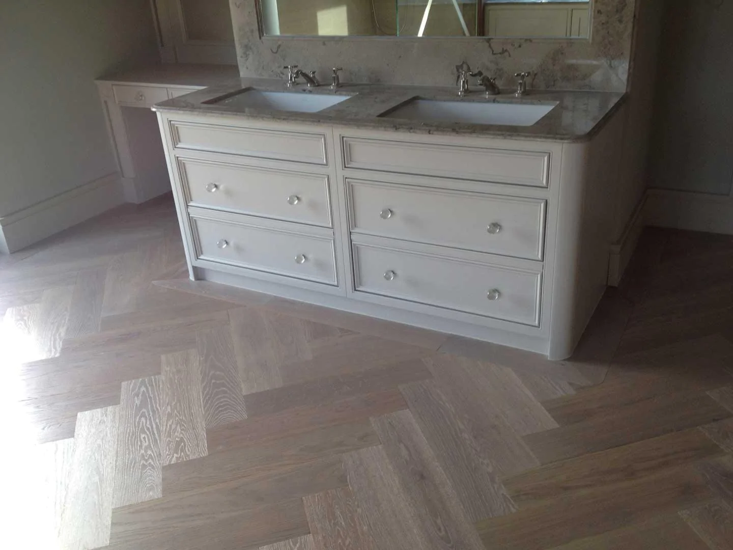 Engineered Quarter Sawn Parquet Unfinished