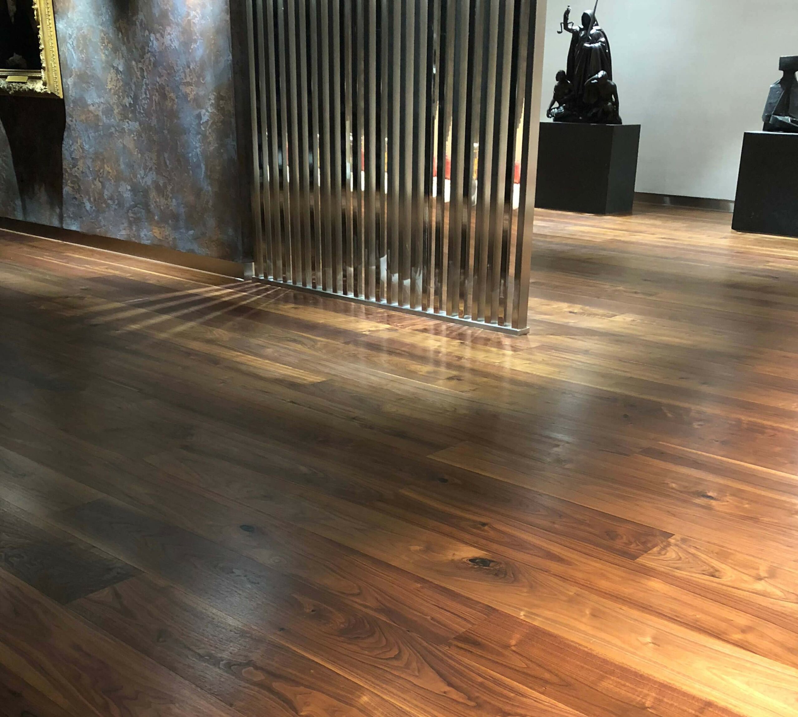 Black American Walnut Hard Wax Oiled Flooring