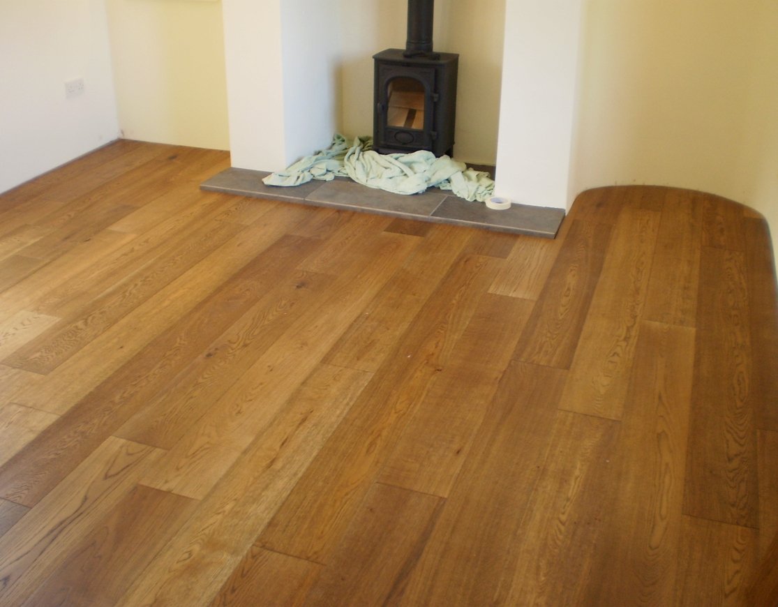 Lightly Brushed Fumed Oak UV Oiled Flooring