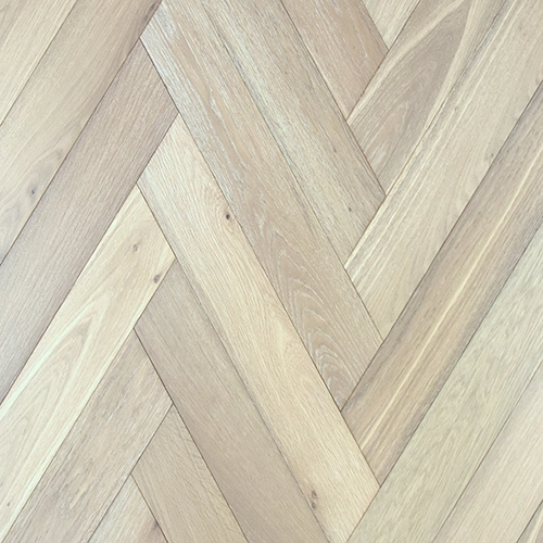 Natural European Oak Fusion Laminate Herringbone with AC4 wear layer