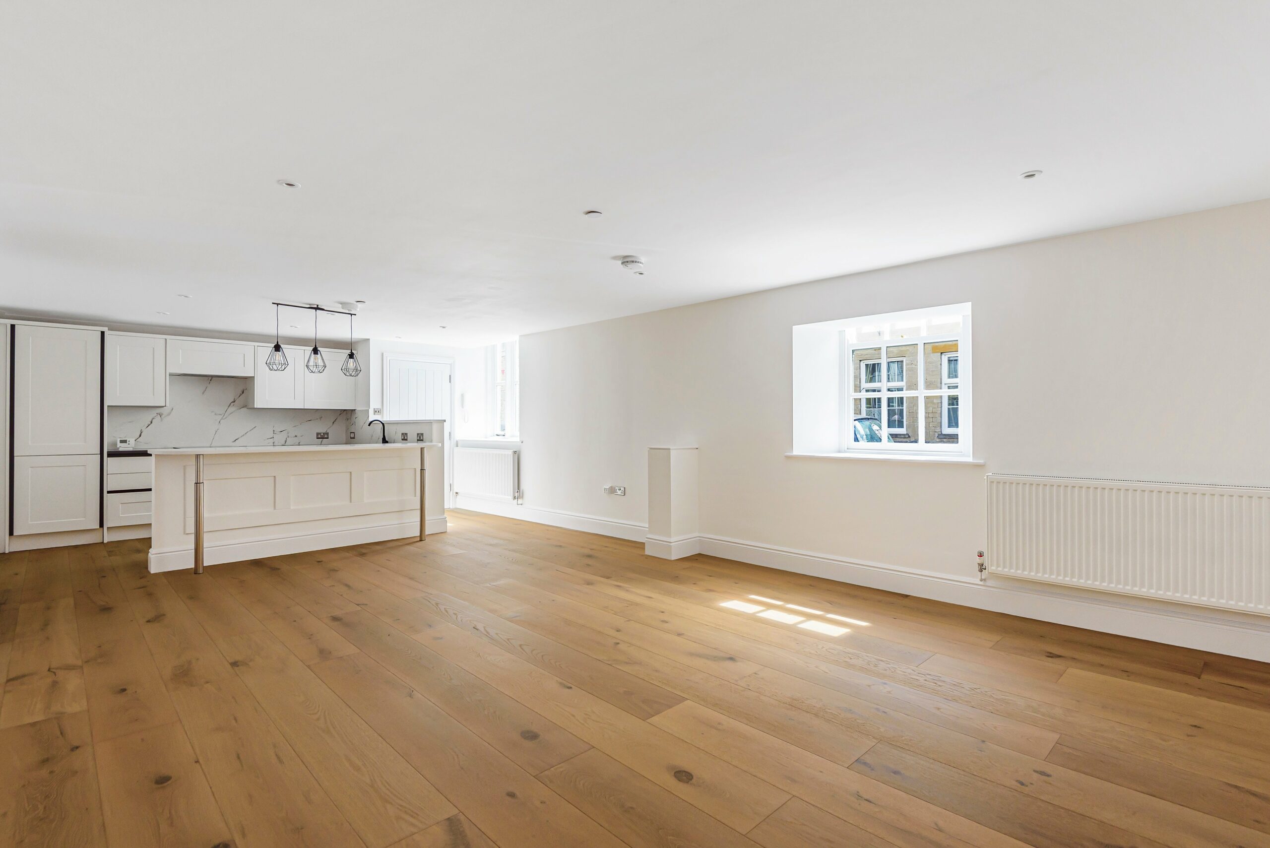 Wide Deep Brushed Taupe Grey Rustic Lacquered European Oak Flooring