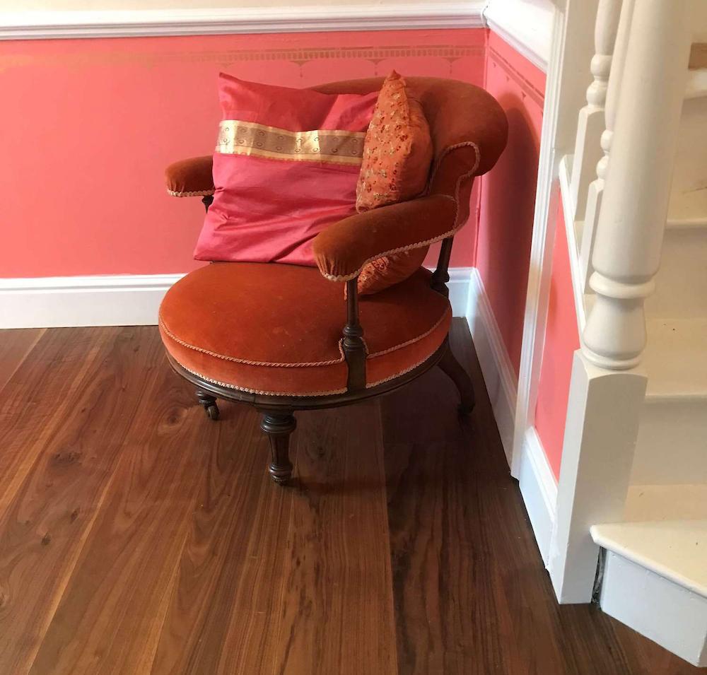 Black American Walnut Hard Wax Oiled Flooring