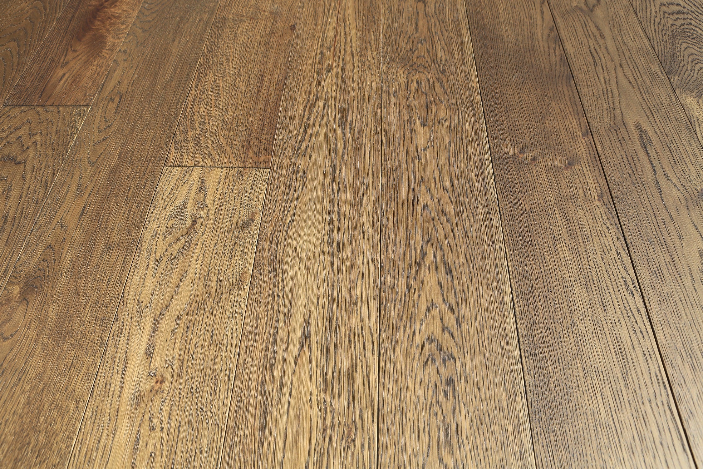 Brushed Dark UV Oiled Oak Flooring