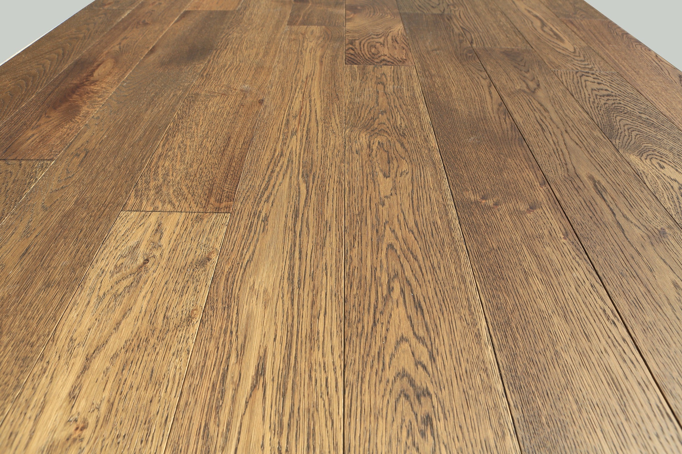 Brushed Dark UV Oiled Oak Flooring