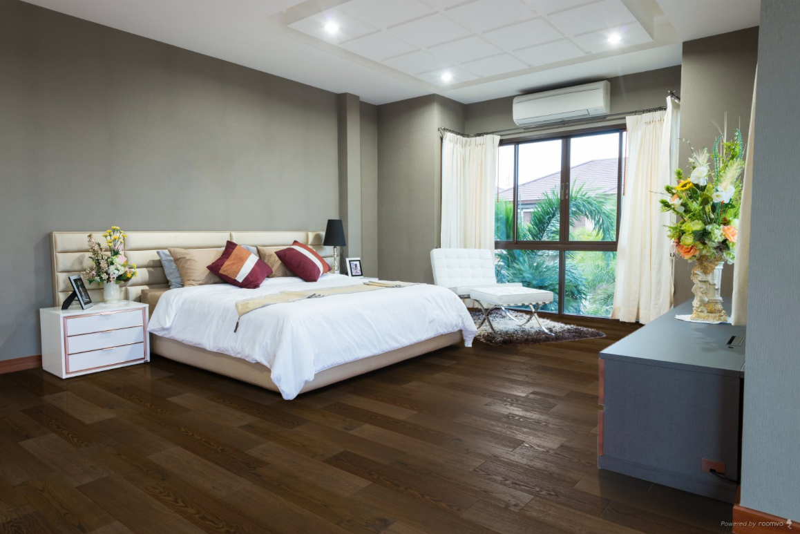 Brushed Fumed Dark Walnut UV Oiled Oak Flooring