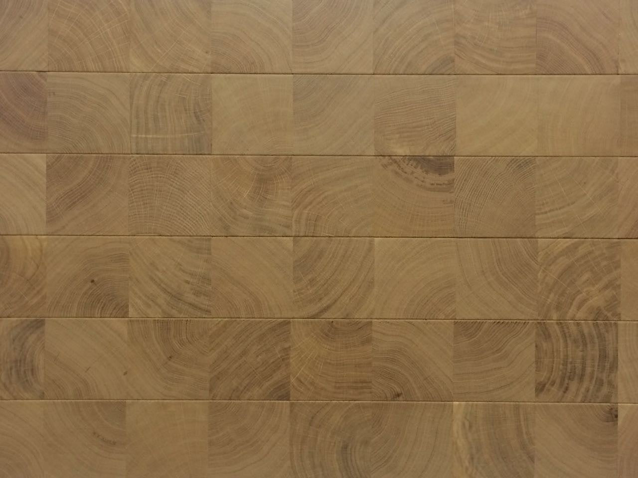 End Grain Butchers Block UV Oiled Oak Flooring