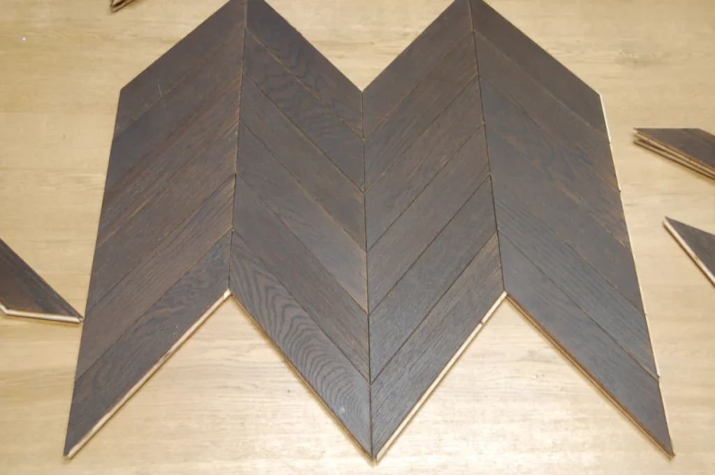 an example of Chevron flooring