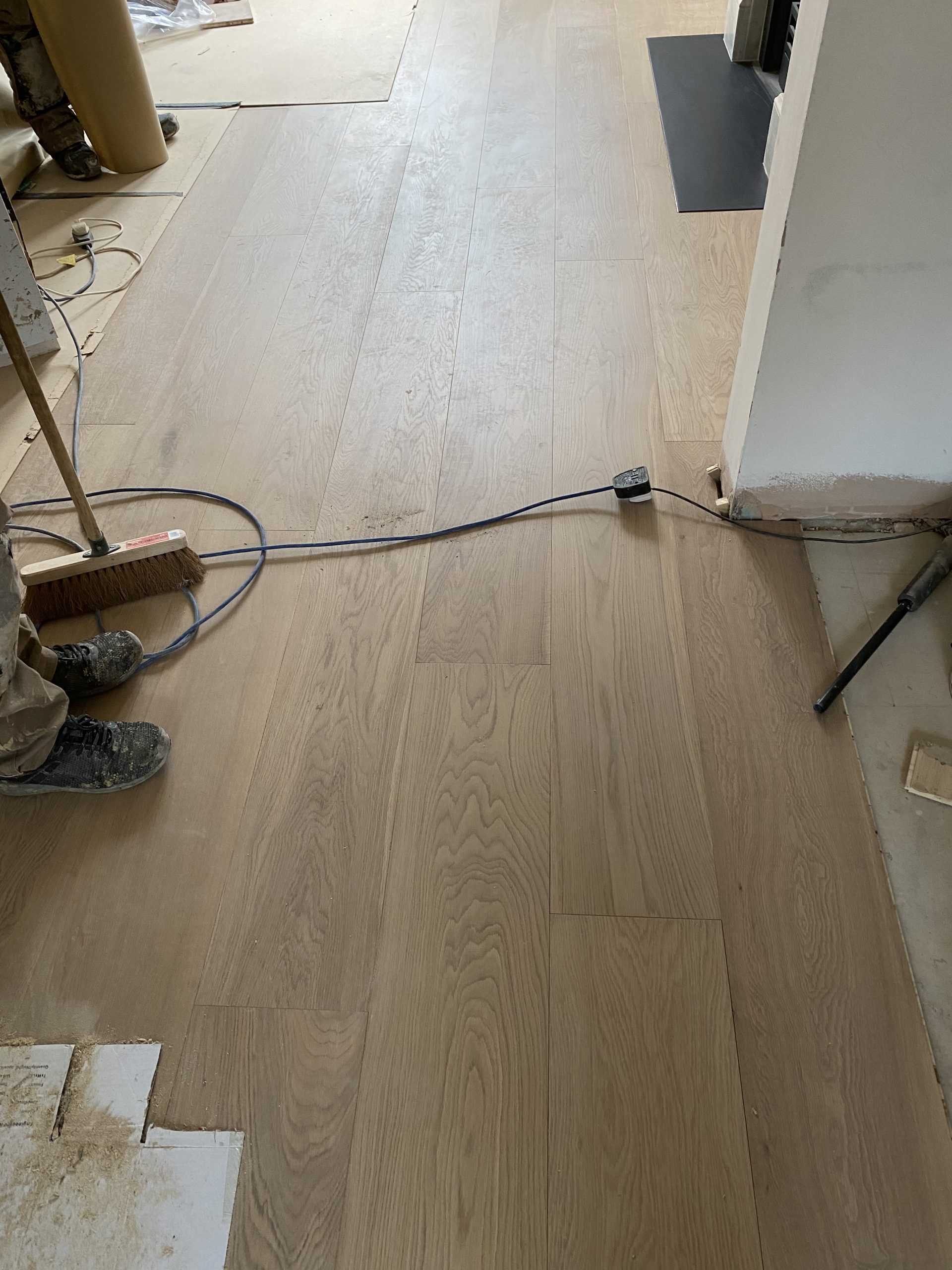 Lightly Brushed Light Natural UV Oiled Rustic Oak Flooring