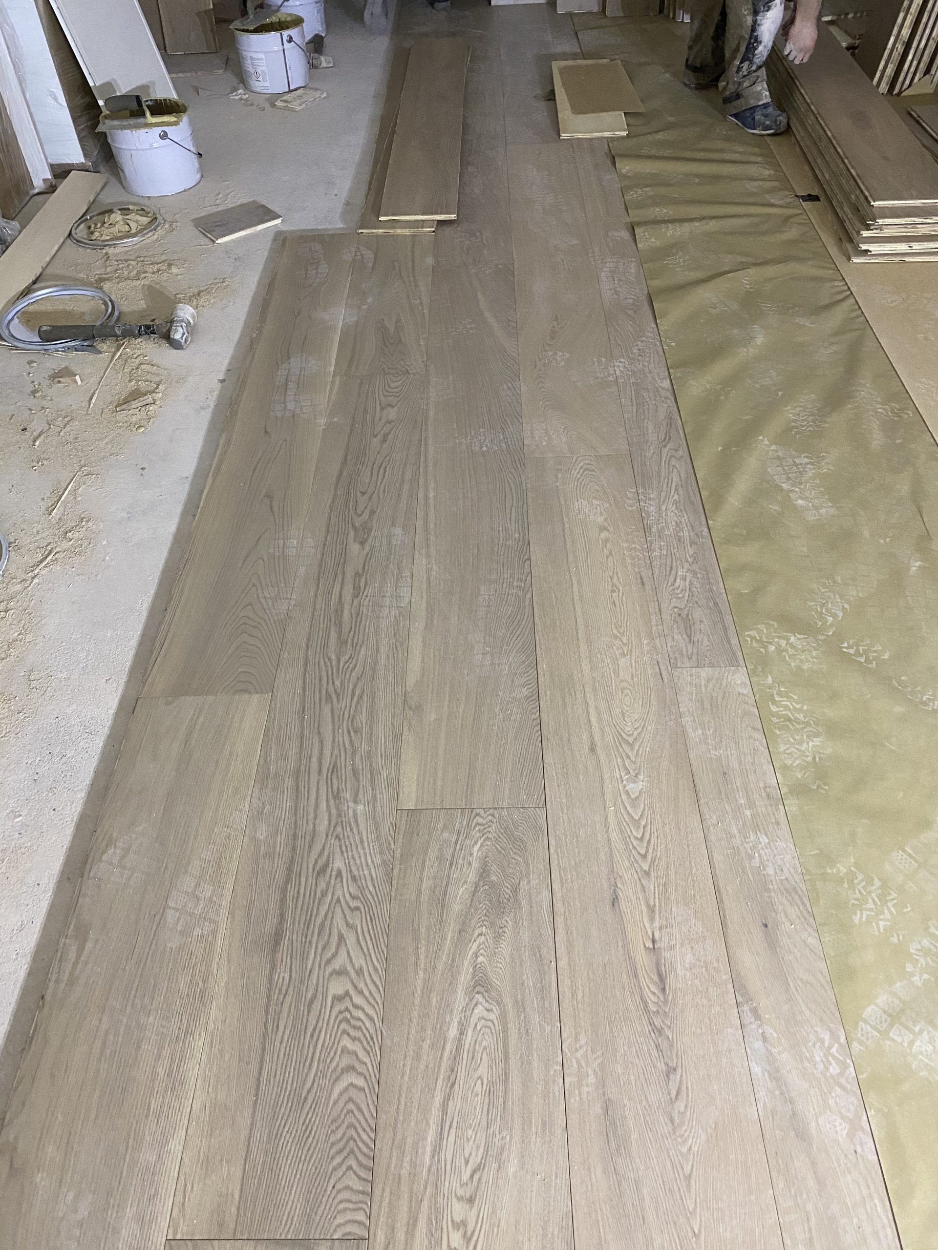 Lightly Brushed Light Natural UV Oiled Rustic Oak Flooring