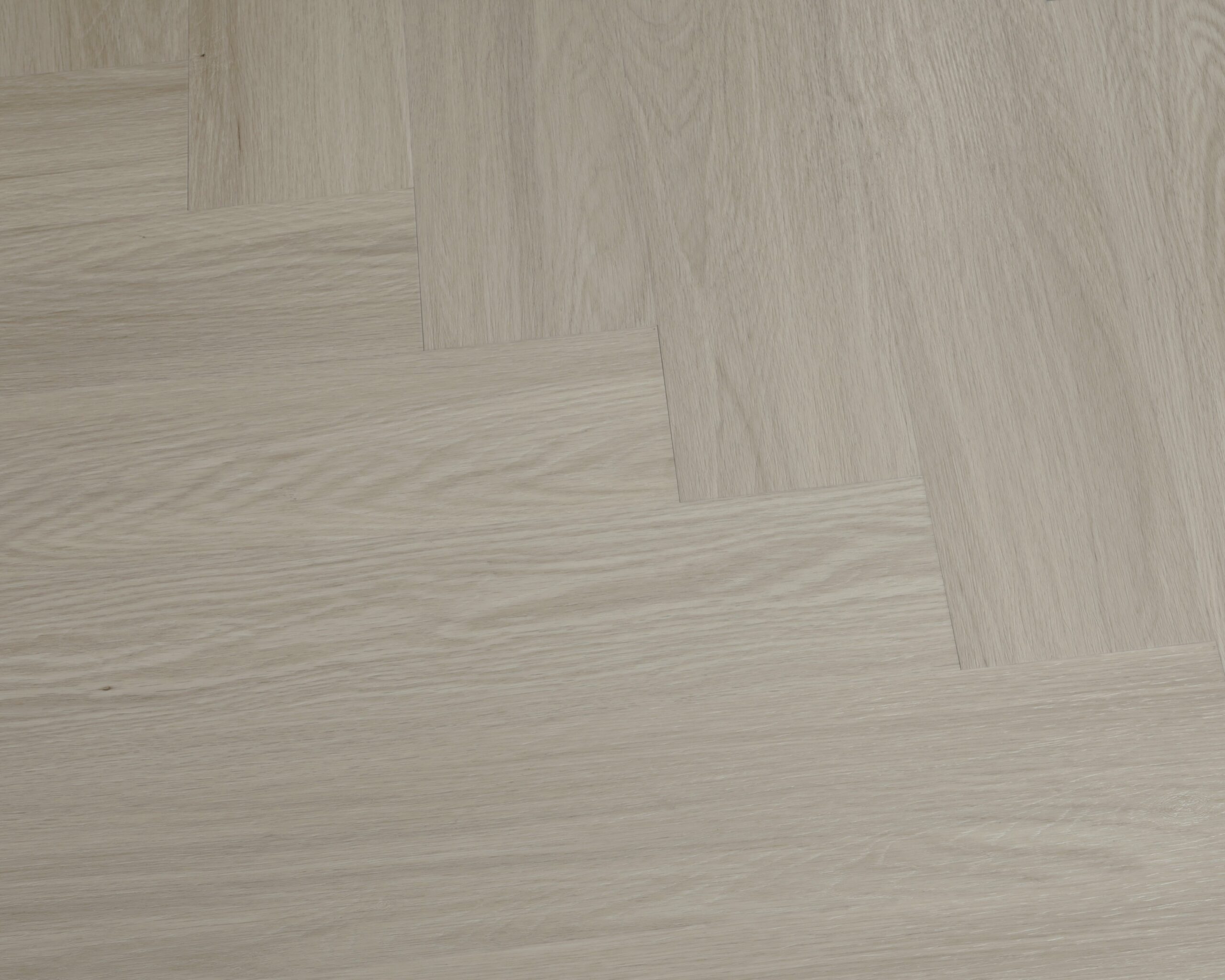 Alabaster White Oak Impervia Herringbone Parquet