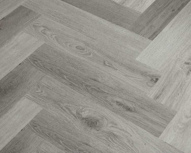 French Grey Oak Impervia Herringbone Parquet