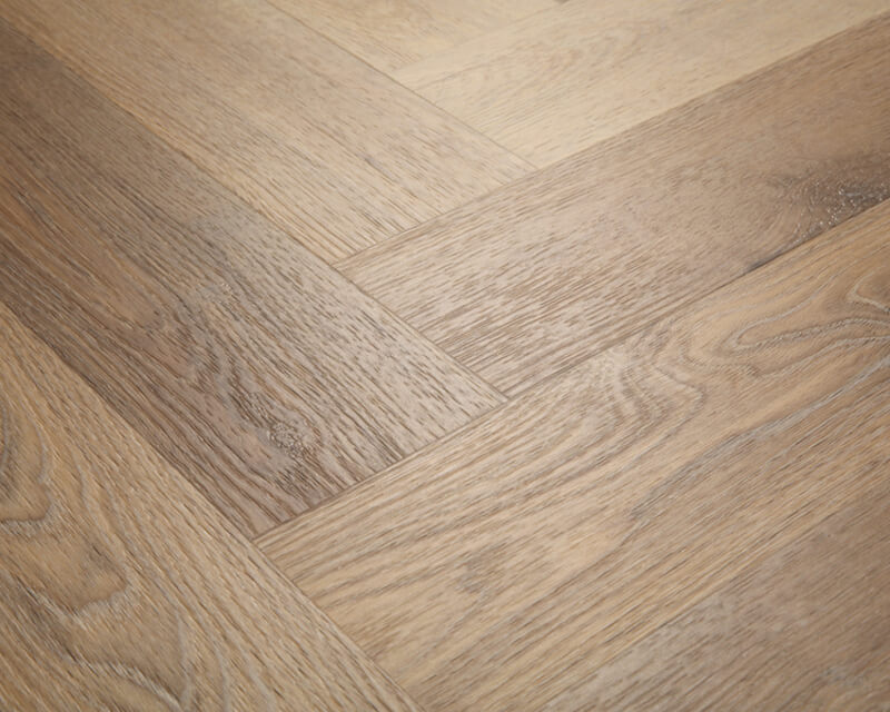 Natural Oak Impervia Herringbone Parquet