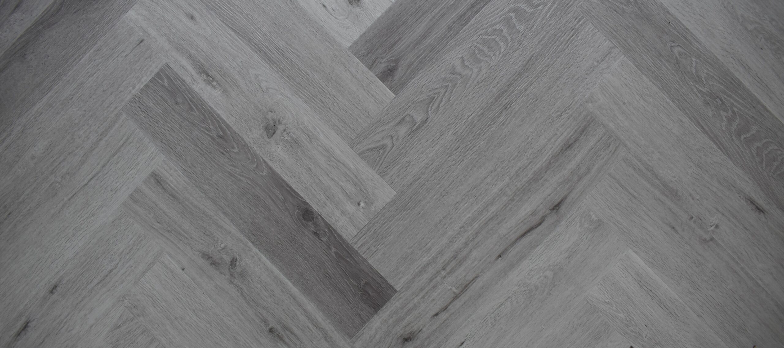 French Grey Oak Impervia Herringbone Parquet