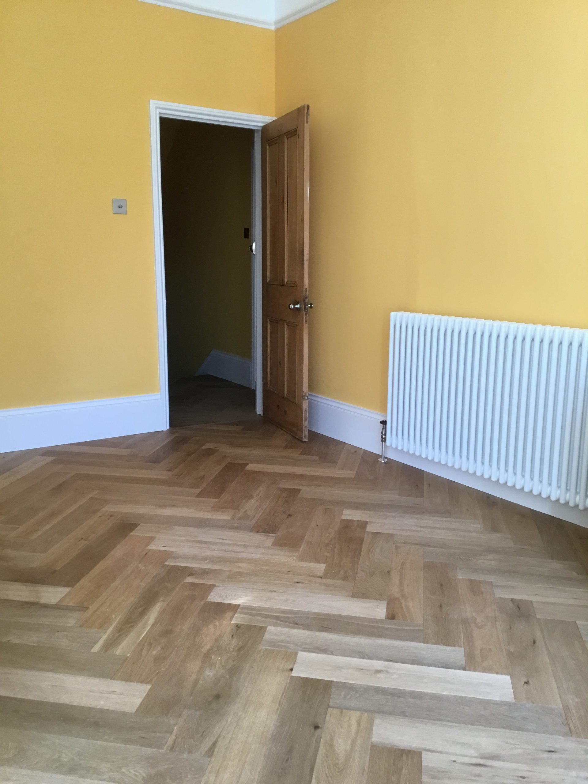 Natural Oak Impervia Herringbone Parquet