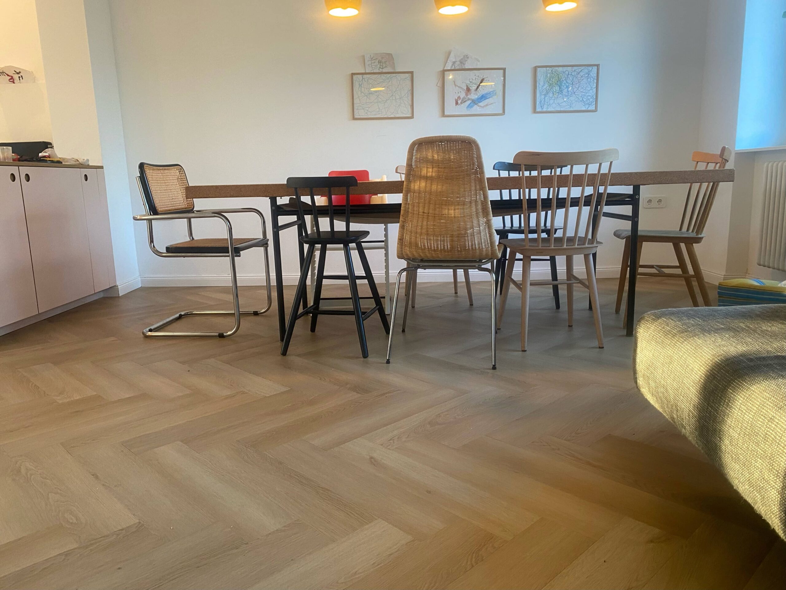 Bare Timber Oak Impervia Herringbone Parquet