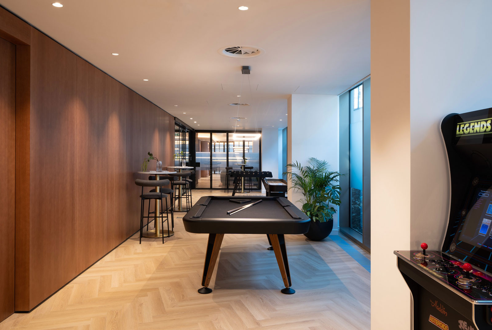 Prince-of-Wales-Drive-games-room-Impervia-herringbone-Champagne-Oak