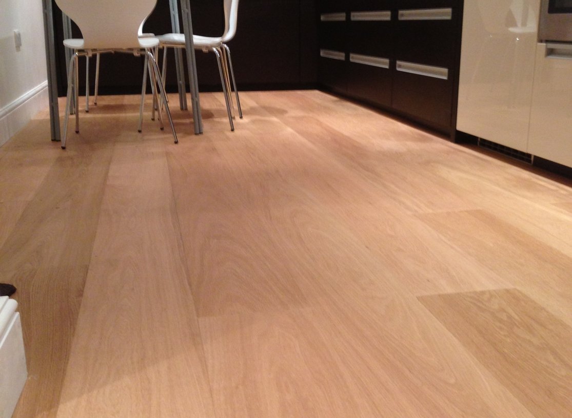 Wide Brushed Natural UV Oiled Oak Flooring