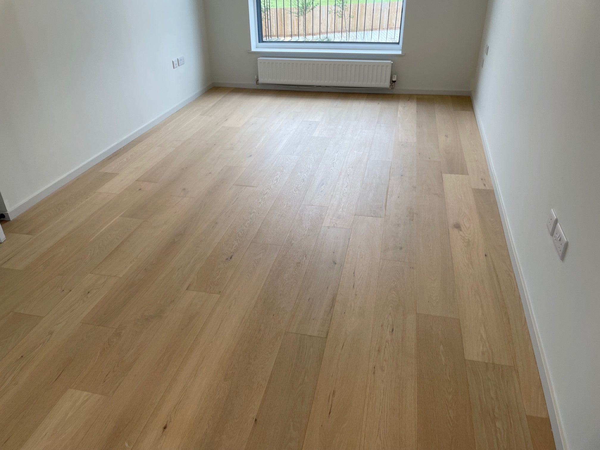 Light Brushed UV Oiled Light Oak Flooring