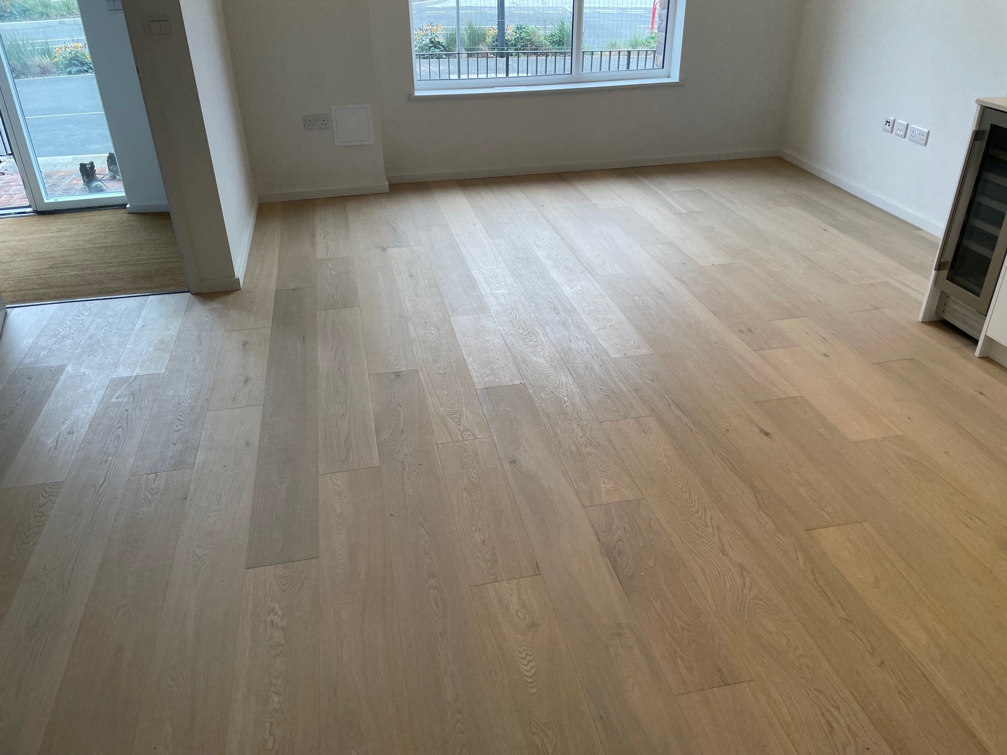 Light Brushed UV Oiled Light Oak Flooring