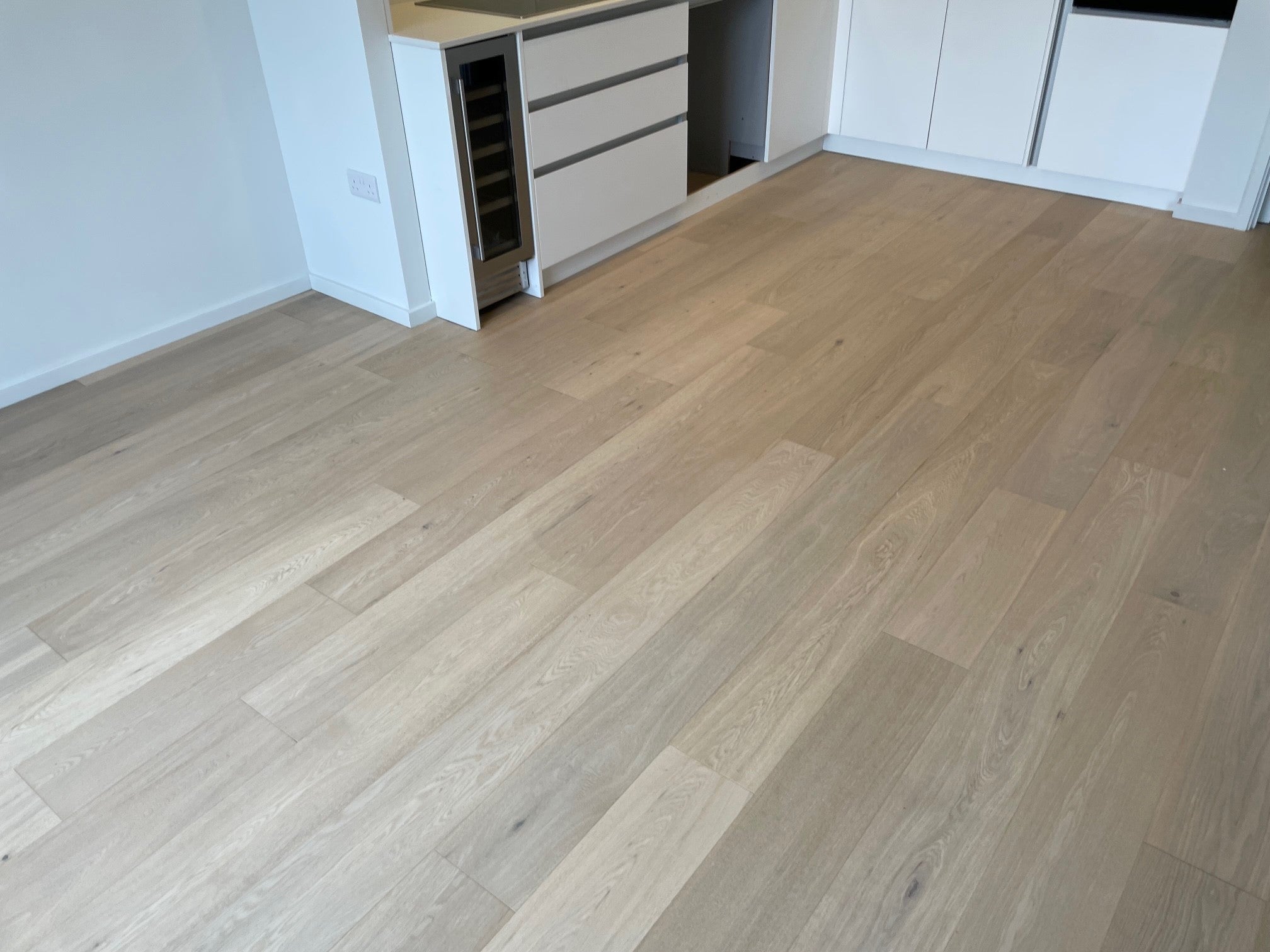 Light Brushed UV Oiled Light Oak Flooring