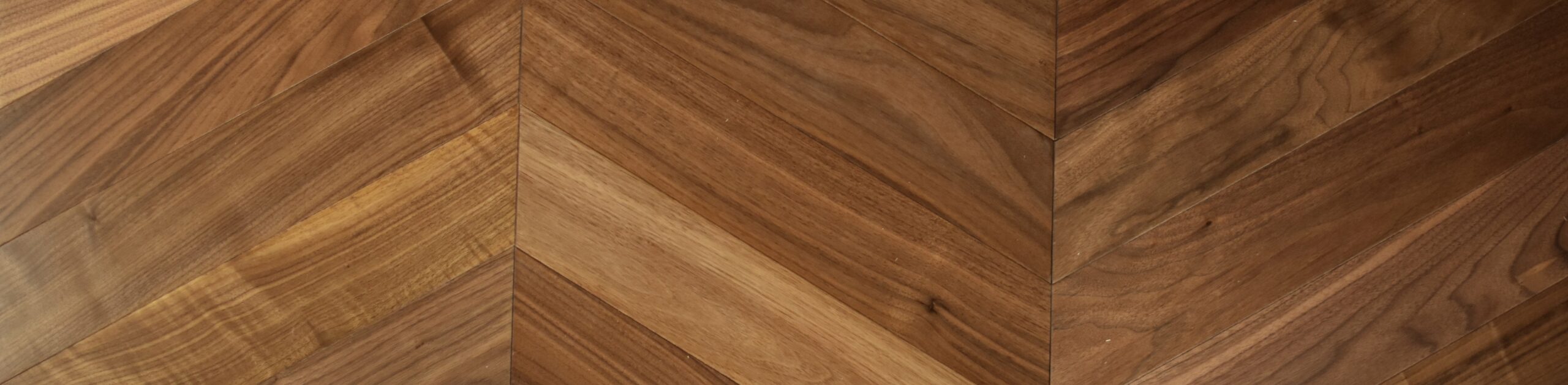 American Black Walnut Hard Wax Oiled Chevron Parquet