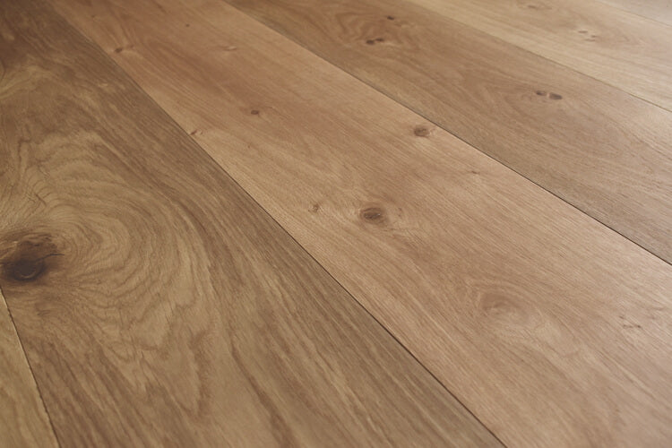 Smooth Natural Rustic UV Oiled Oak Flooring