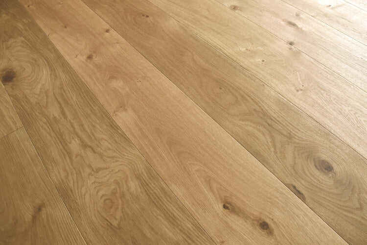 Smooth Natural Rustic UV Oiled Oak Flooring