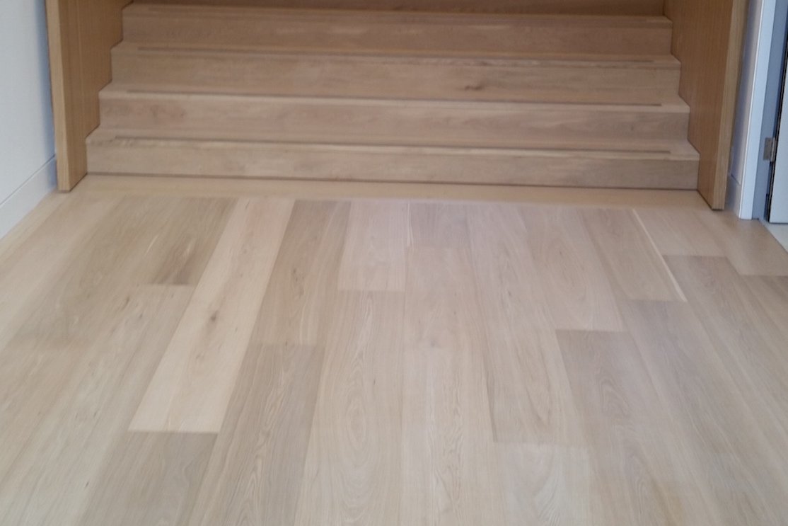 Wide Natural Unfinished Oak Flooring