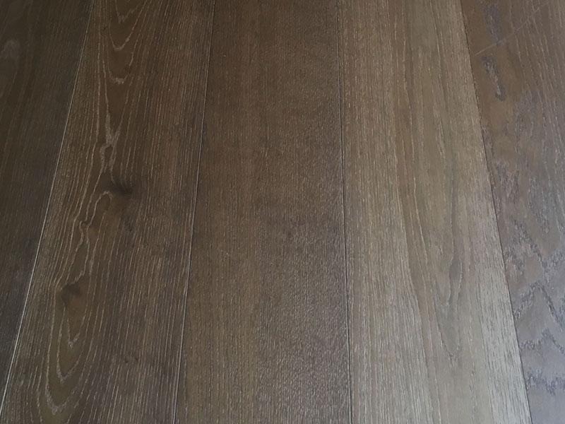 Deep Brushed Espresso Fumed UV Oiled Oak Flooring