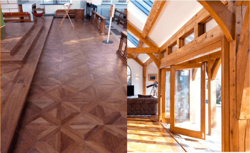 Designs of Wood Floors by Interior Designers and Architects