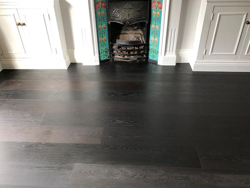 Carbonised Oiled Oak Flooring