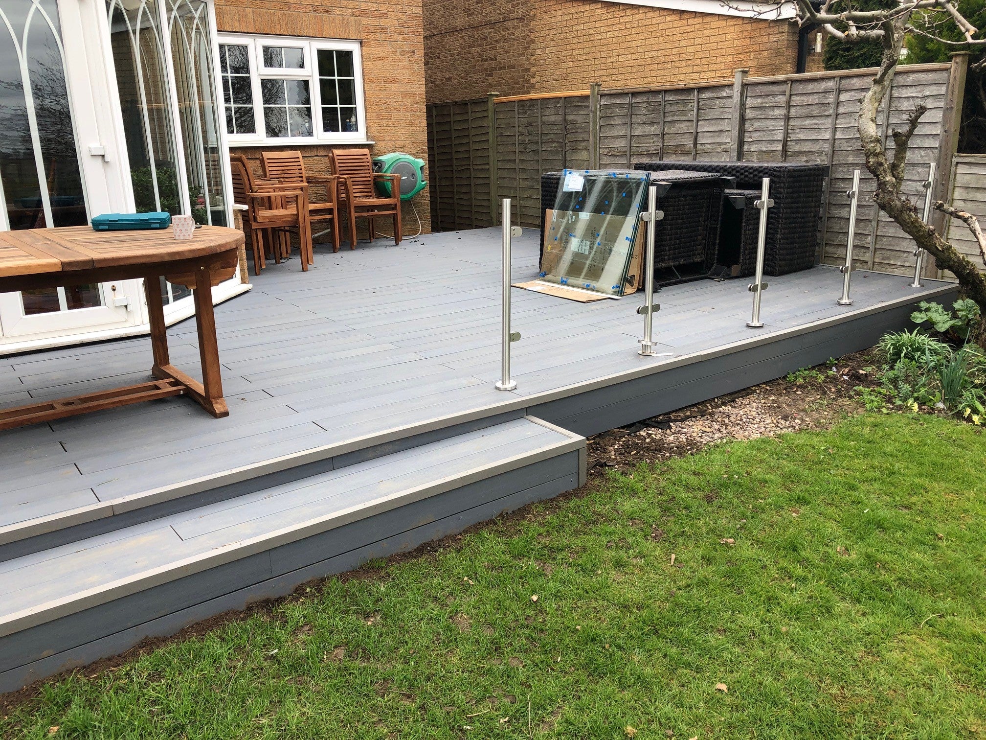 Slate Grey Composite Decking