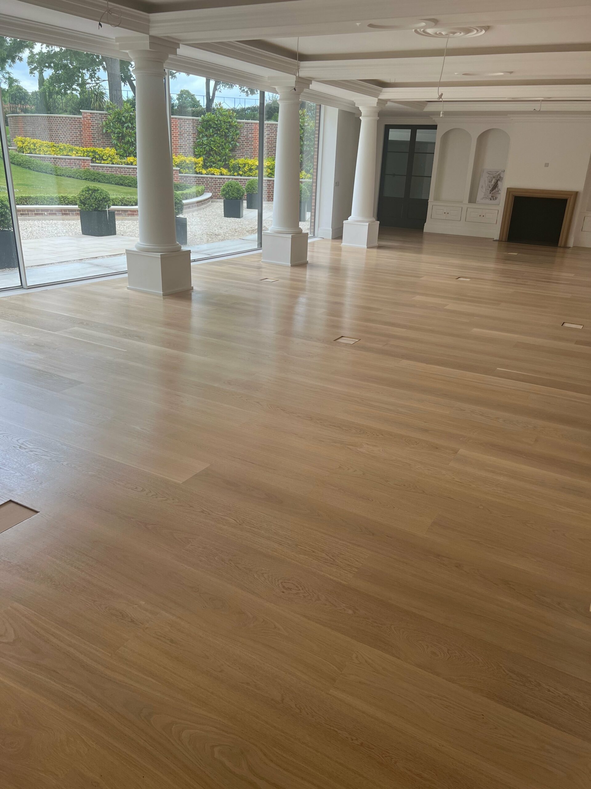 Wide Natural Unfinished Oak Flooring