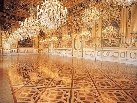 Versailles Parquet Panels in Lyon City Hall