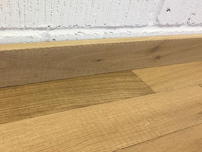 Band Sawn UV Oiled Light Oak Skirting Board