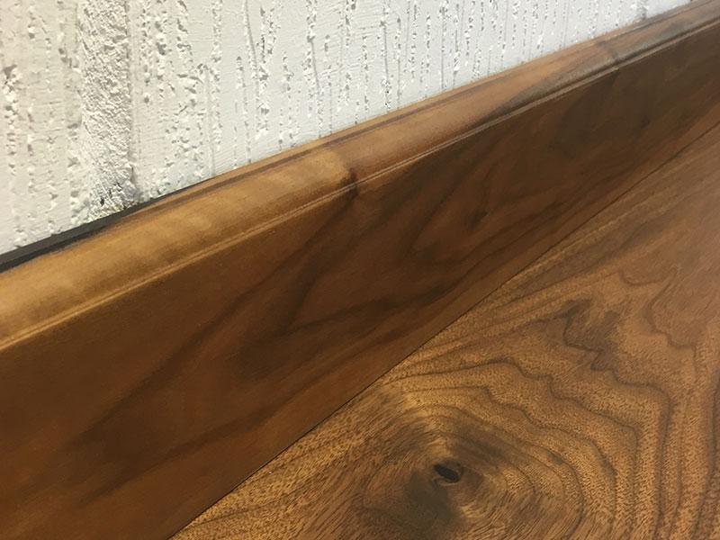 American Black Walnut Ovolo Skirting Board