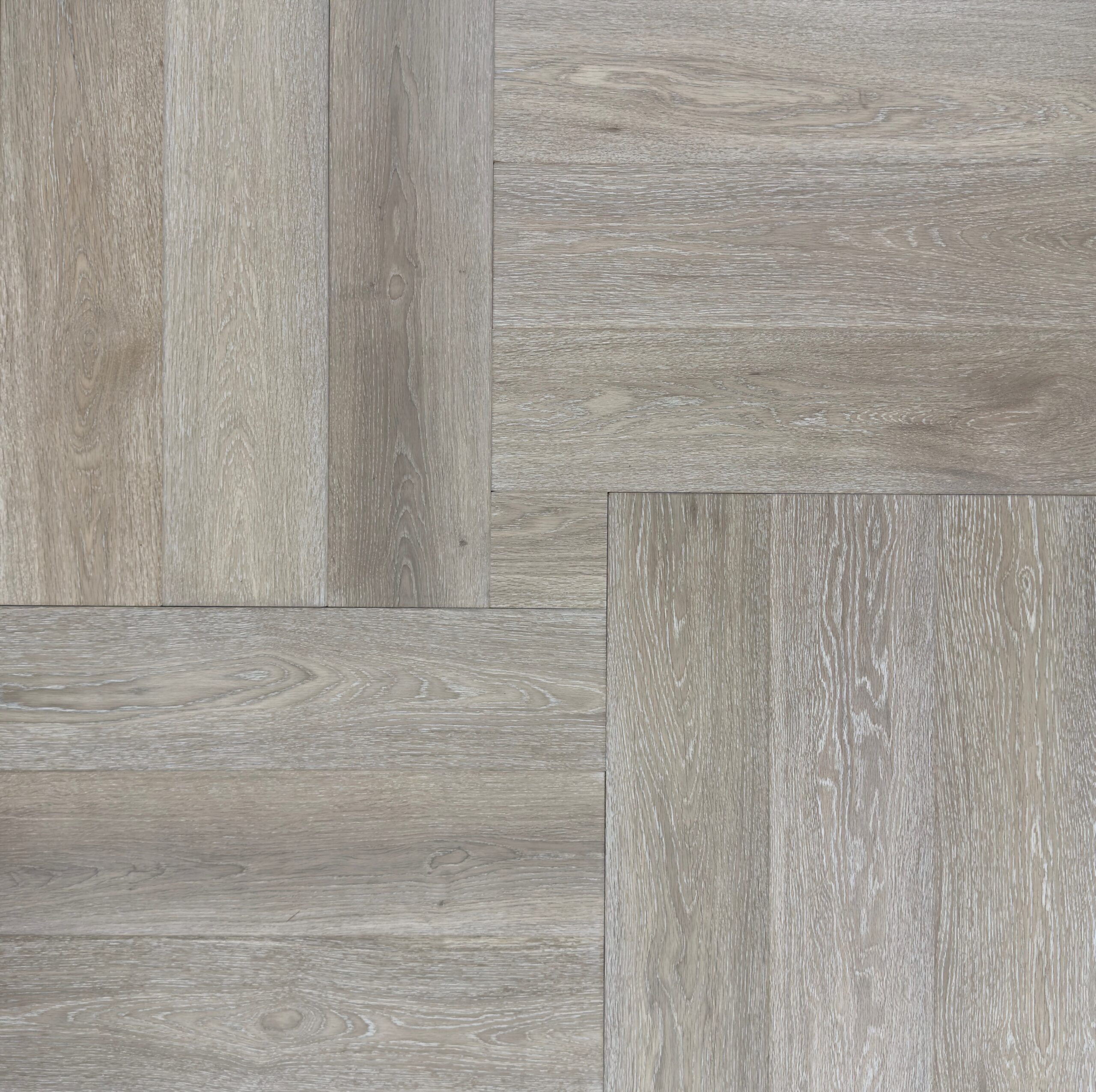 English Heritage Weave Light Fumed Limed Oak Parquet Flooring