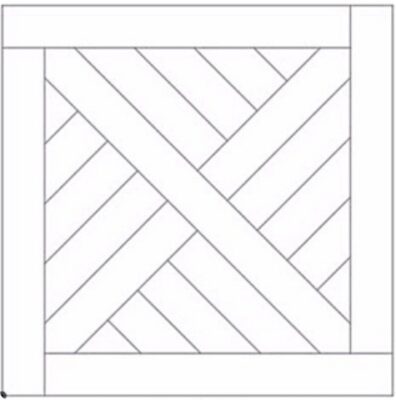 Cross-Hatch Parquet Panel