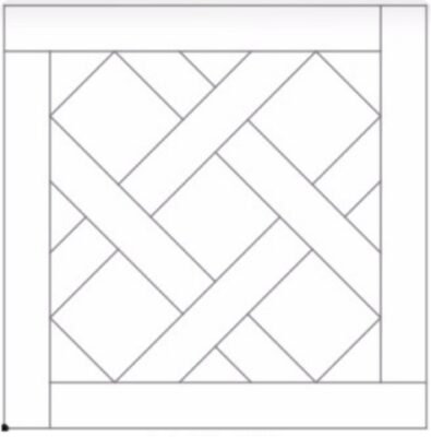 Marie Antoinette Parquet Panel
