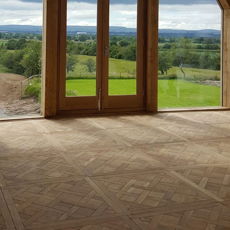 Versailles parquet panels Raw Oak