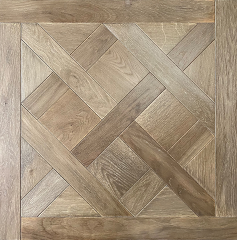 Light Fumed Oak Versailles Parquet Panel