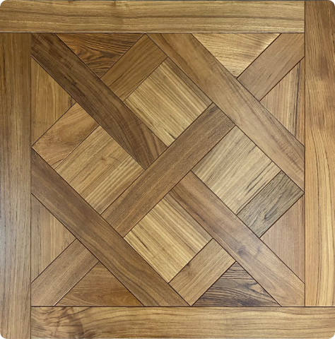 Light Walnut Versailles Parquet Panel