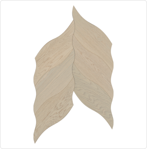 Oak Leaf Parquet Pieces