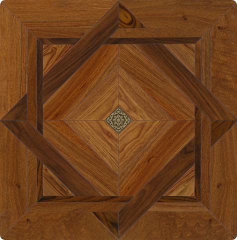 Renaissance Diamond weave parquet panel